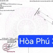 BÁN GẤP ĐẤT MẶT TIỀN ĐƯỜNG HOÀ PHÚ 3 – VỊ TRÍ ĐẸP